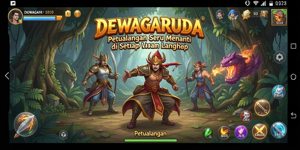 Tampilan menakjubkan dari petualangan DEWAGARUDA yang mengasyikkan.