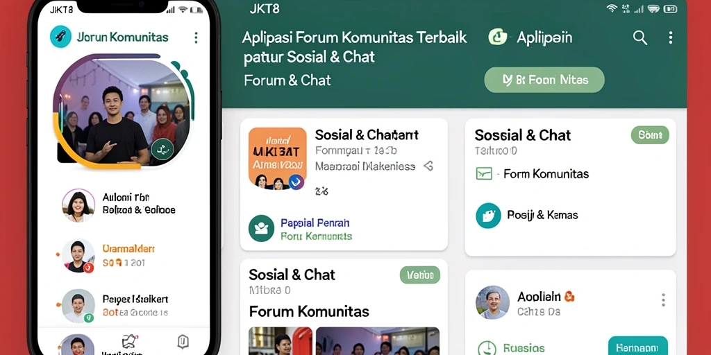 Tampilan antarmuka JKT8 yang ramah pengguna.