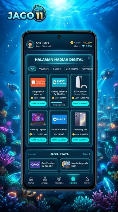 jago11 tampilan beranda